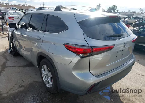 2021 Toyota Highlander L из США, поврежденный, VIN 5TDCZRAHXMS082995